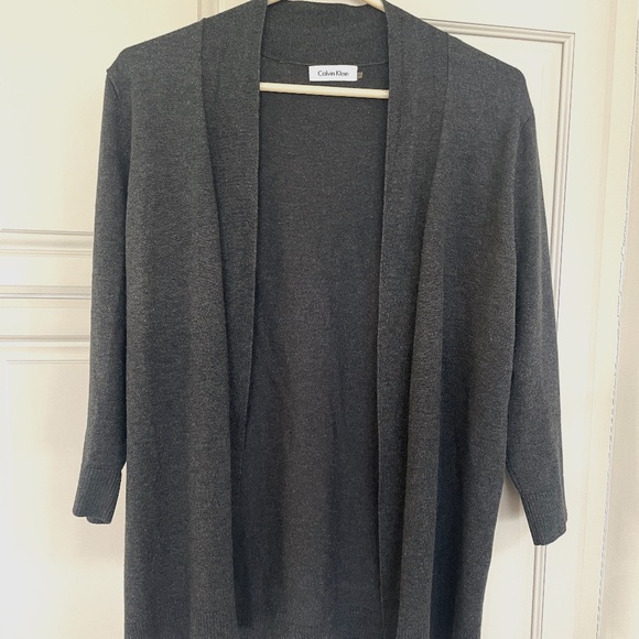 Womens Calvin Klein Classic Sweater Beautiful Grey M - Picture 1 of 3